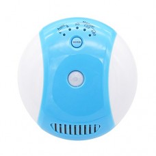 Anynow Mini Travel Size Air Purifier Round Portable Plug-In Ozone Ionizer Generator Odor Eliminator Air Cleaner for Home Bathroom Small Room (Blue) - B076VGT3TQ